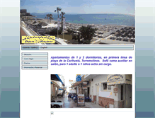 Tablet Screenshot of apartamentosdonpepelacarihuela.com